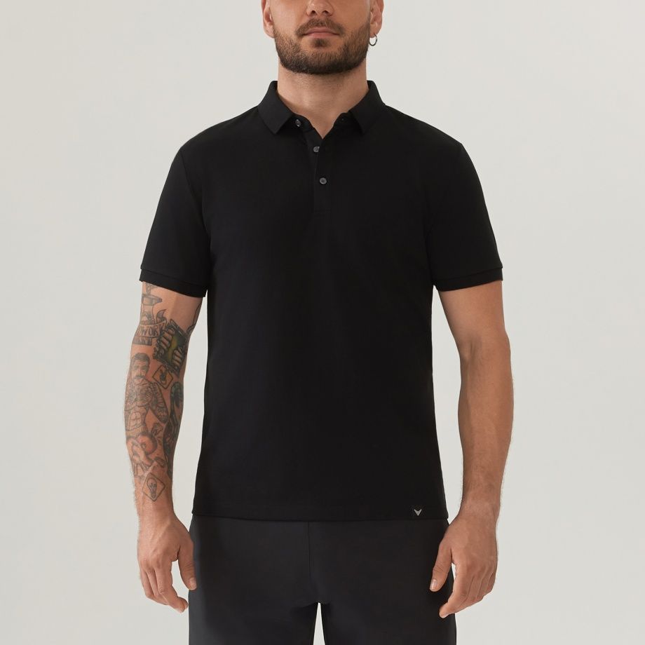 Поло COTTON BLACK