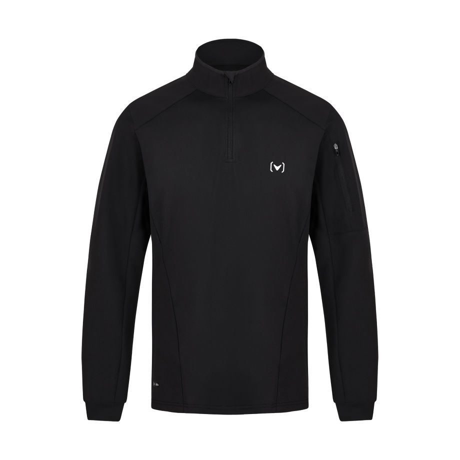 Джемпер INTRO TENDO 1/4 ZIP BLACK