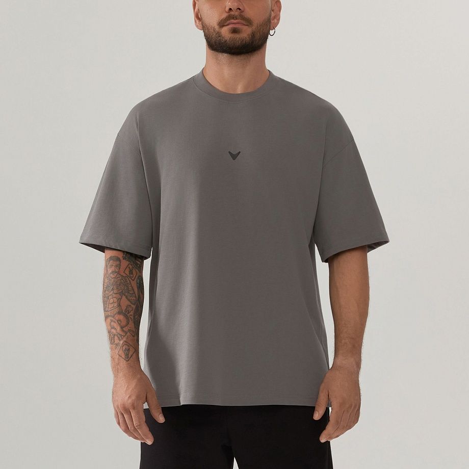 Футболка COTTON OVERSIZE GRAPHITE
