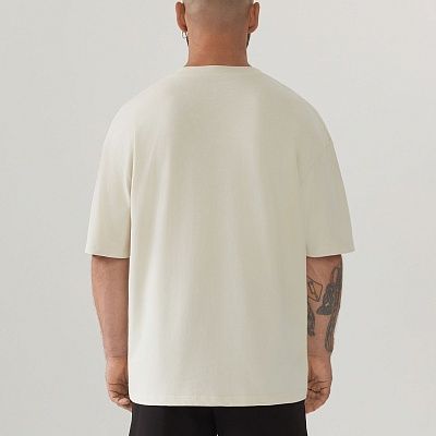 Футболка COTTON OVERSIZE BEIGE