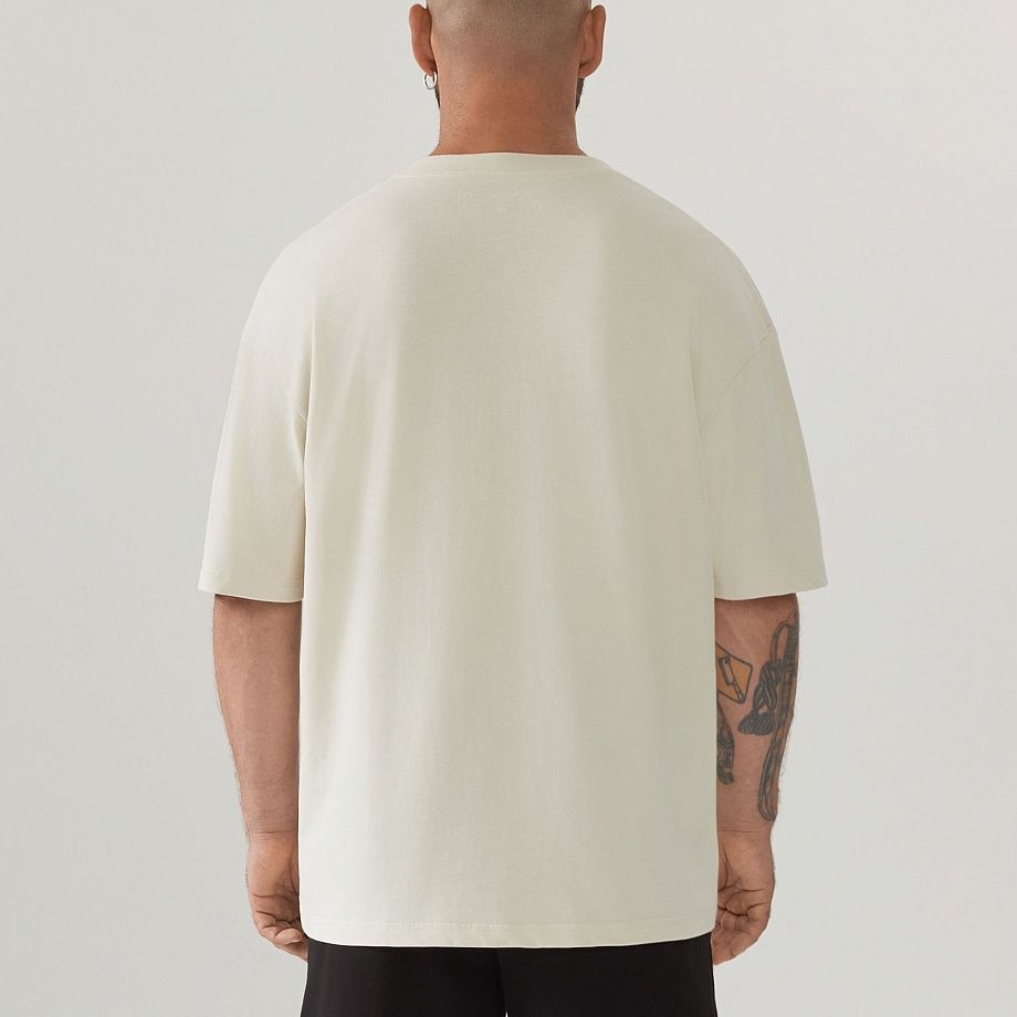 Футболка COTTON OVERSIZE BEIGE