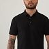 Поло COTTON BLACK